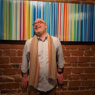 Are you even a leader if you don't show up to the Holiday party dressed as the artwork? 

Our fearless leader and managing principal @markhstegeman just happened to be feeling the same vibes as our venue @parkerstable. We are so thankful for Mark, his dedication to our organization, and his wonderful sense of humor. 😆 #scarfguy #paulsmith #fashionista #companyculture