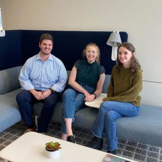 Thank you @haylee_51 and @austin_seyer for coming to shadow @camburgess in our studio today! Austin and Haylee are students at Camryn's alma mater, @thisissiu. We love seeing the next up and coming interior designers!