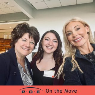 P•O•E is representing at @haworthinc 's 75th Anniversary celebration!! Have fun ladies! @thepcakes , @jas2550