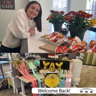 Welcome back Kaylee Klosterman!! We missed you so much while you were on maternity leave and we are so glad to see your beautiful self back at the office. #welcomeback