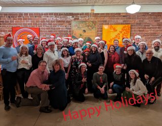Last week P•O•E had a fun holiday party to celebrate the season! Thank you Parker's Table at Oakland & Yale for being a wonderful host and for assisting us in accomplishing a group photo! #happyholidays #companyparty #workbetter
